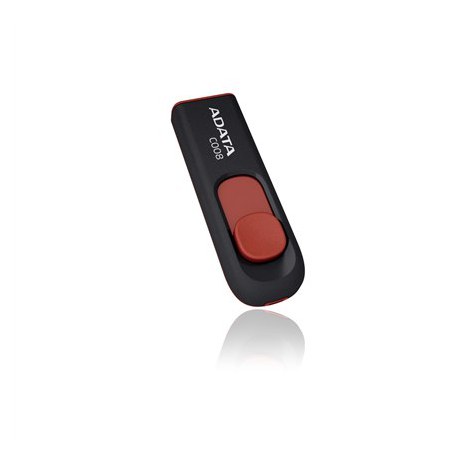Pamięć USB ADATA C008 64 GB, 2.0 / Czarno-czerwona